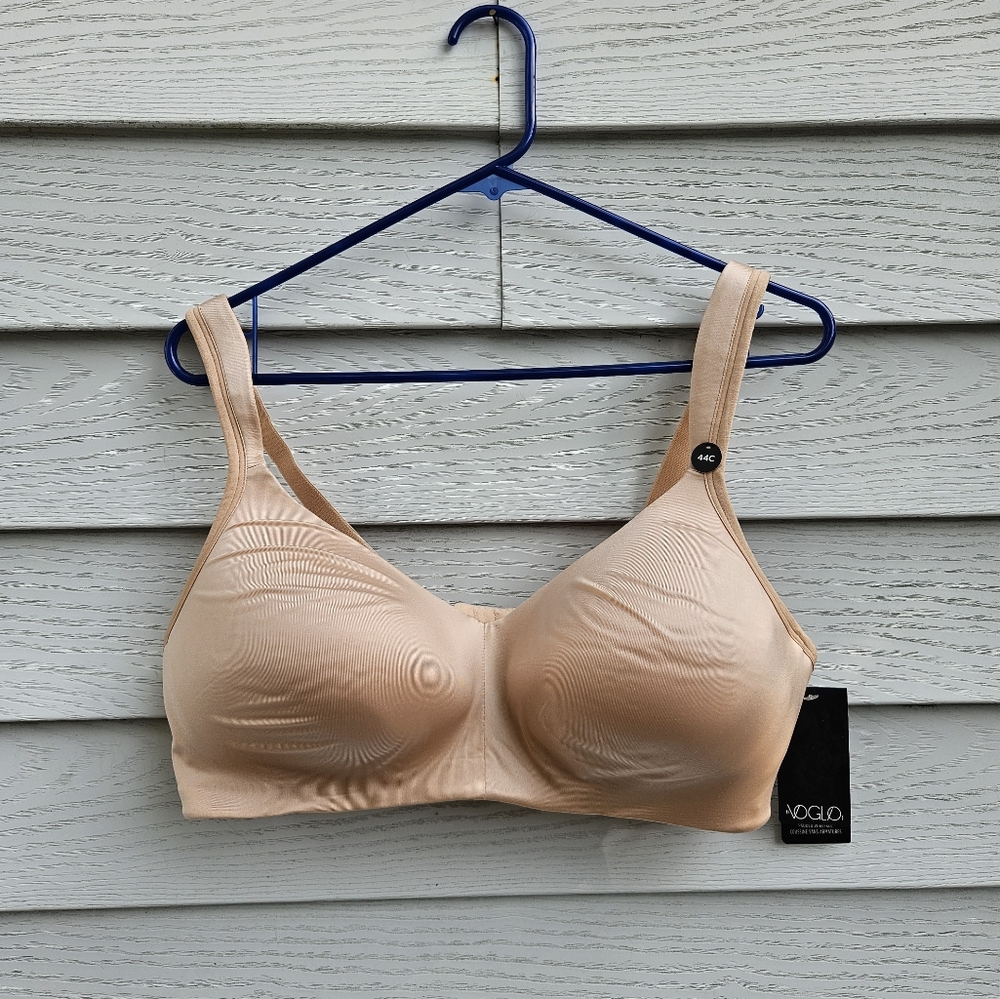 Voglo Eva Ladies Plus Side Padded Bra Beige 44 C NWT